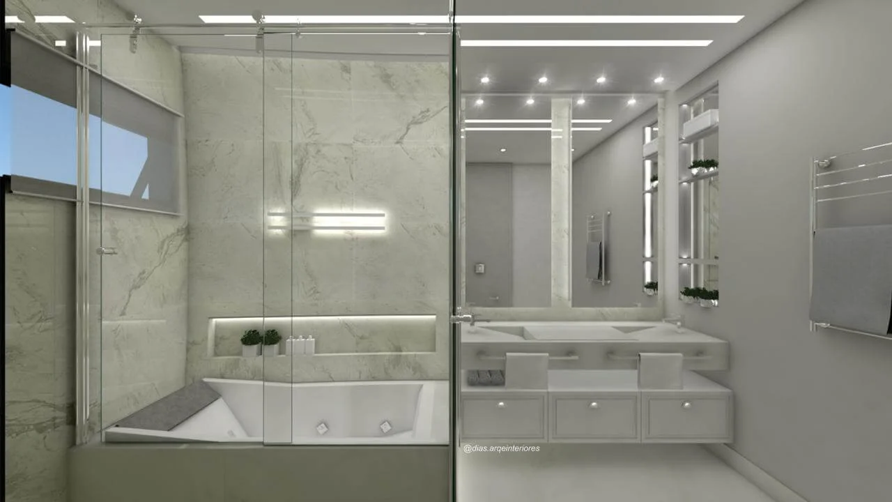 Projeto interior desenvolvido pelo escritório Dias Arquitetura e Interiores. 