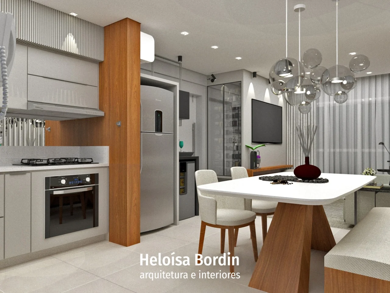 Projeto desenvolvido pela arquiteta Heloísa Bordin.