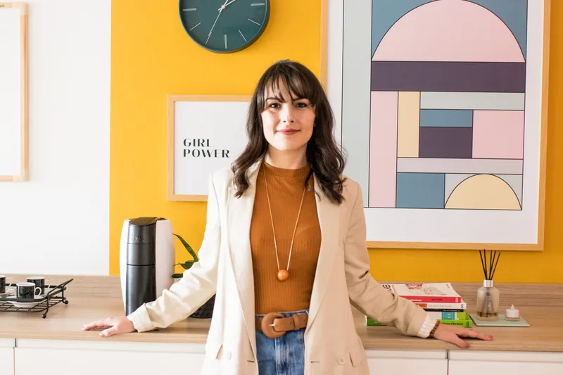 Jéssica Filla, designer do perfil De Aluguel