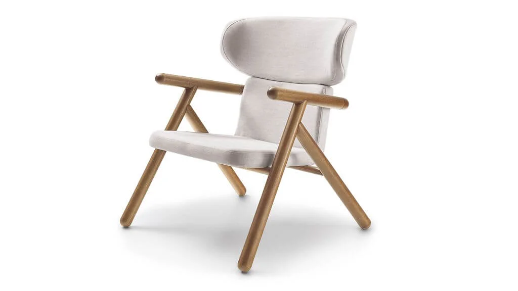 Poltrona Sole fabricada pela Uultis e desenhada pela designer Larissa Batista