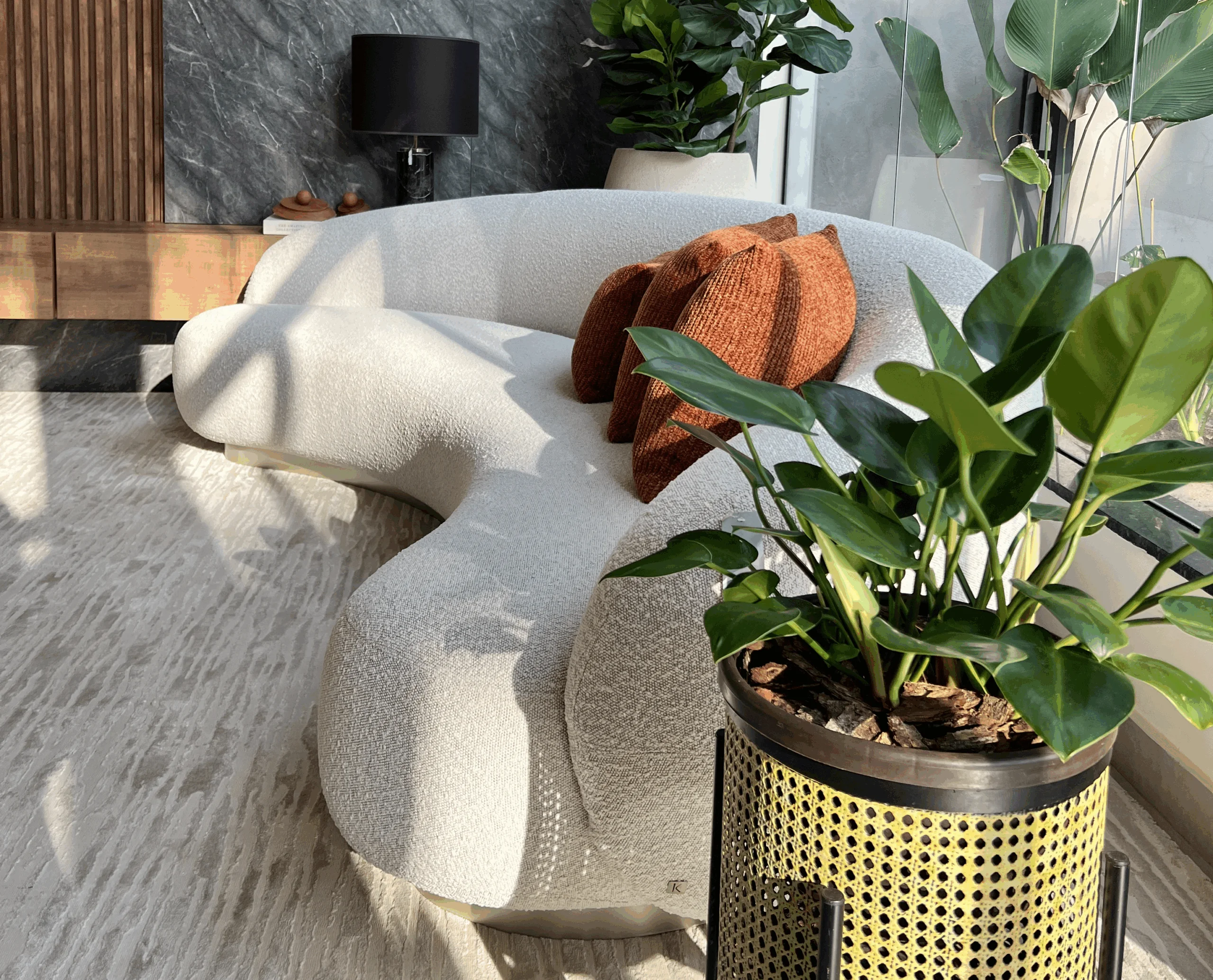 Sofá Curvo: Sofisticação e Conforto para sua Sala