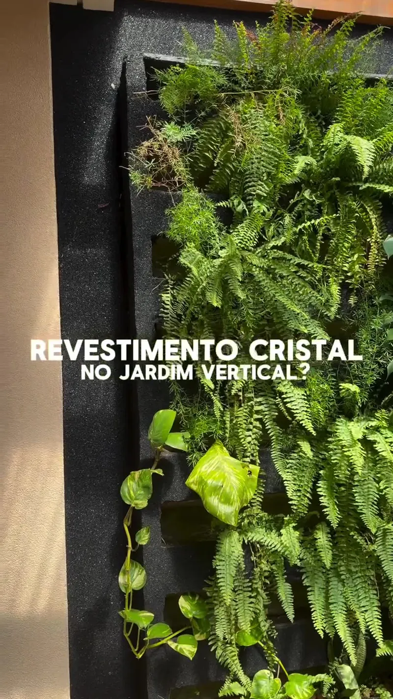 Revestimento Cristal: proteção e durabilidade para jardins verticais