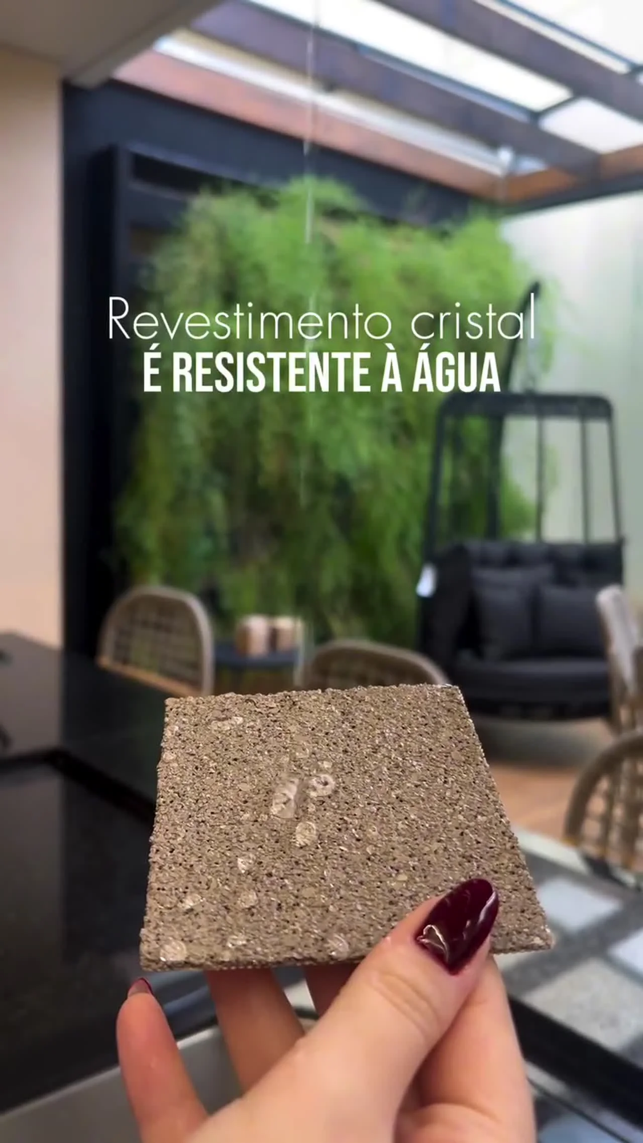 Revestimento cristal: resistência e impermeabilidade em design elegante
