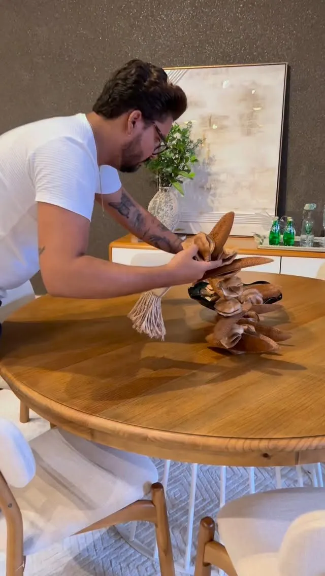 Mesa redonda: funcionalidade e elegância na sala de jantar