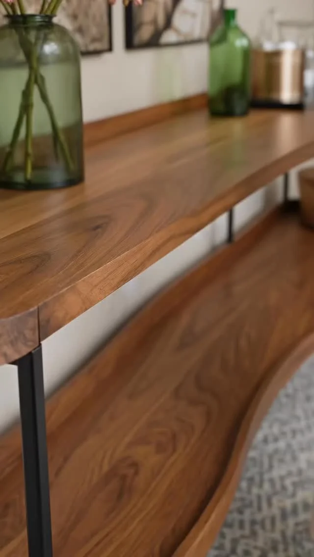 Como escolher o aparador em madeira para sala de estar.