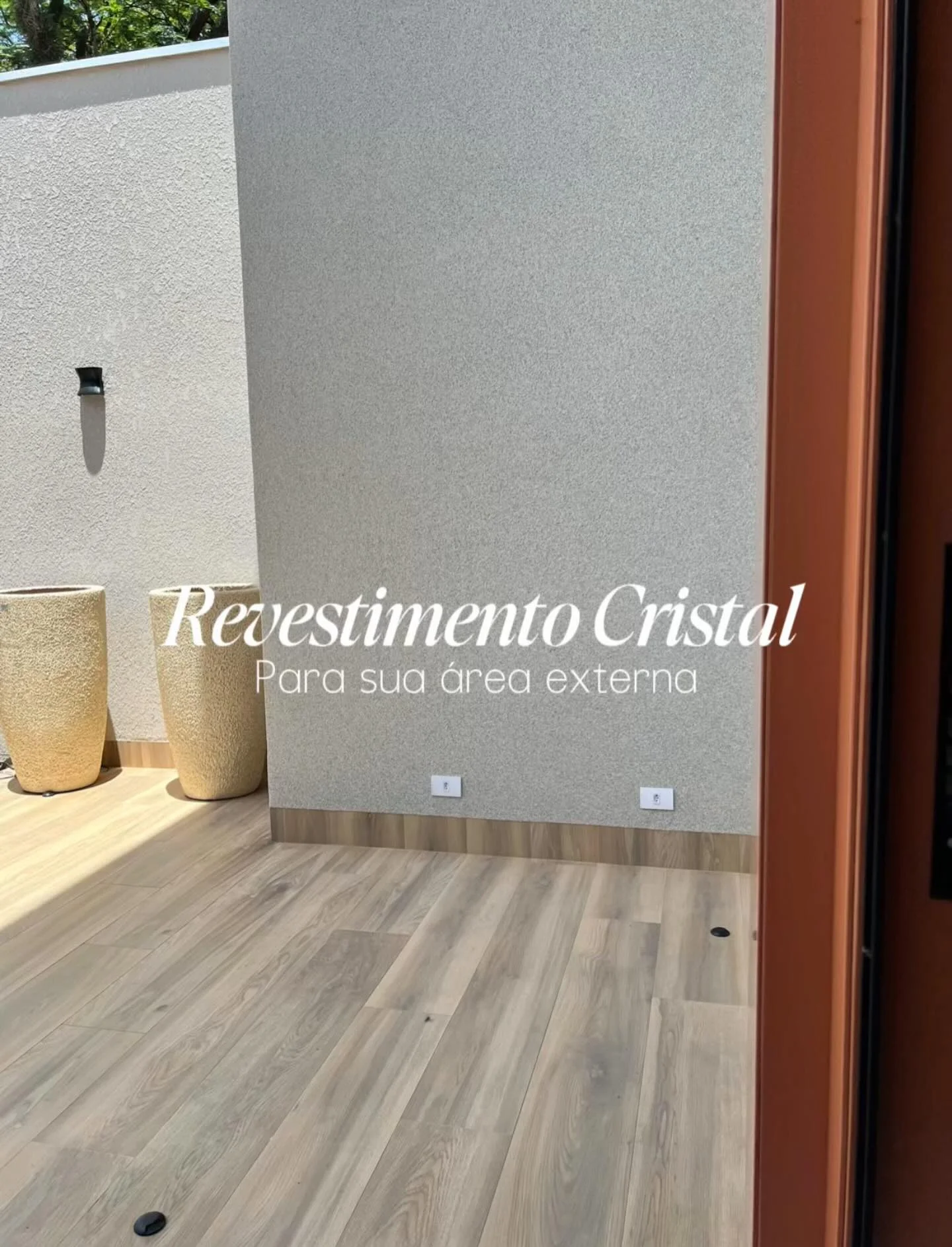 Revestimento cristal: duração e estética para áreas externas duráveis