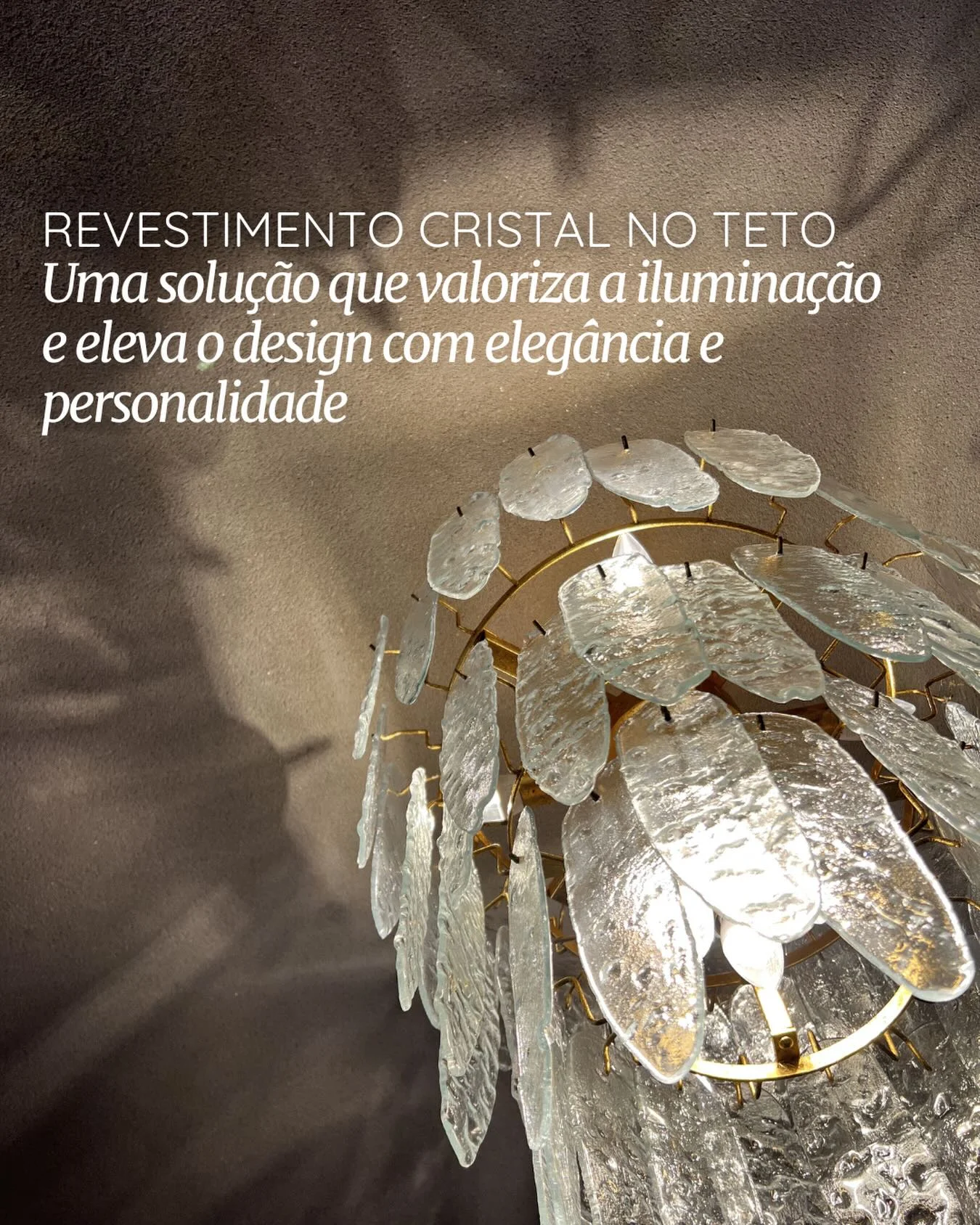 Cristal no teto