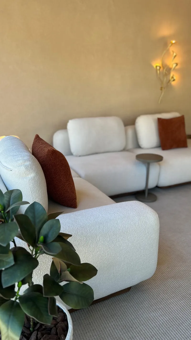 Como criar um espaço de sala de estar e jantar amplo e confortável.