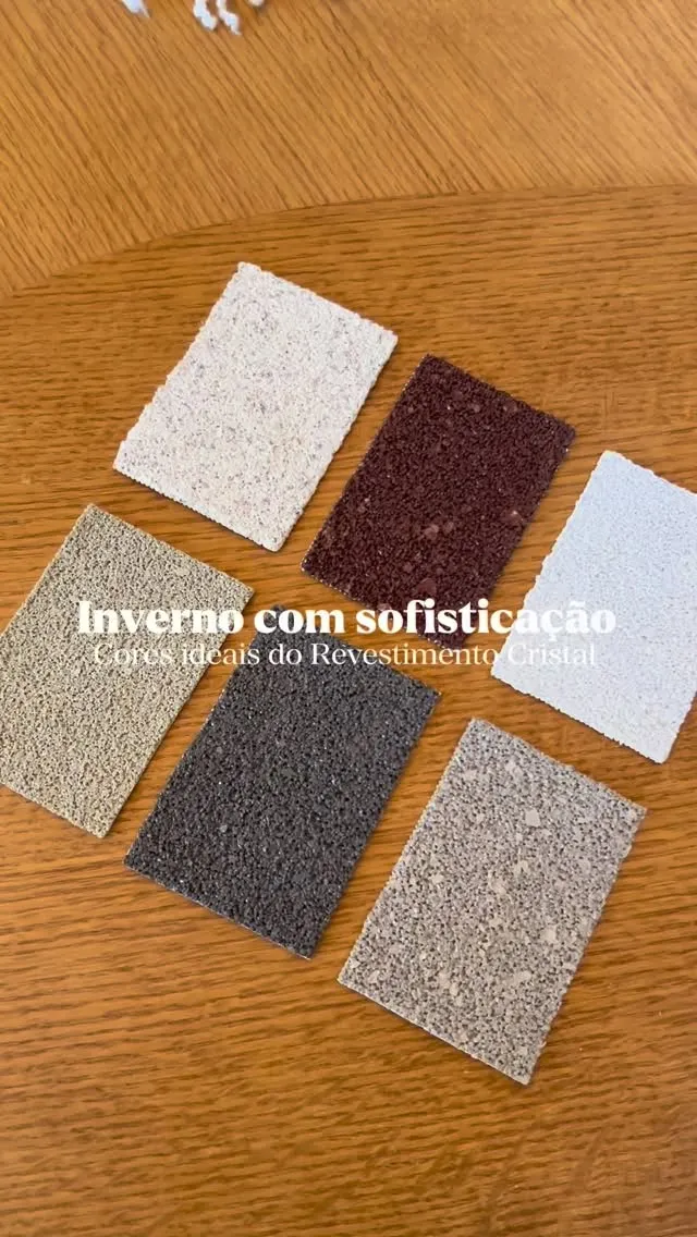 Revestimentos cristal para inverno: cores profundas criam ambientes aconchegantes