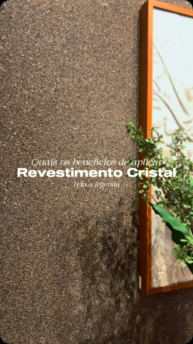 Como escolher um revestimento cristal para uma parede interna ou externa.