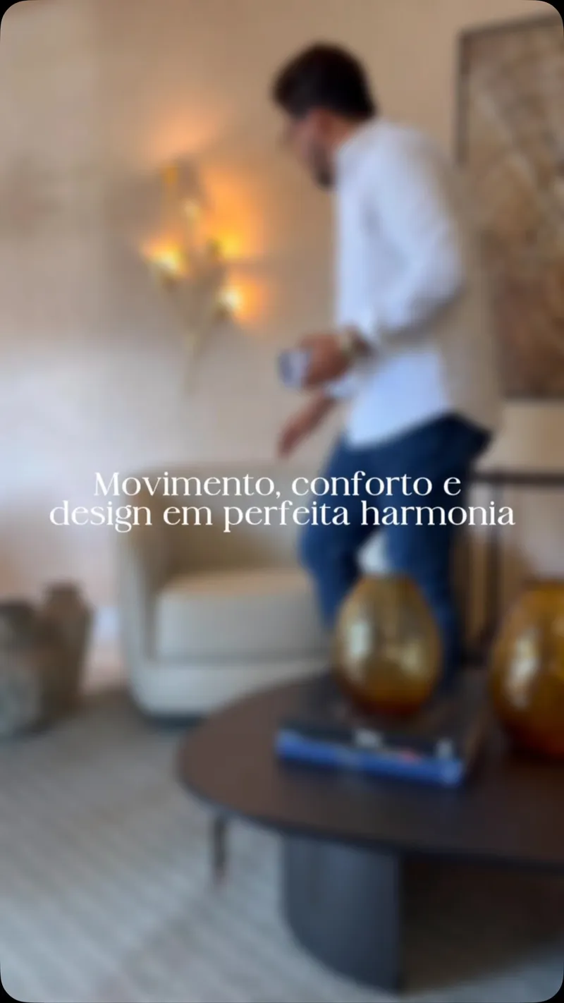 Como escolher poltronas giratórias para sala de estar.