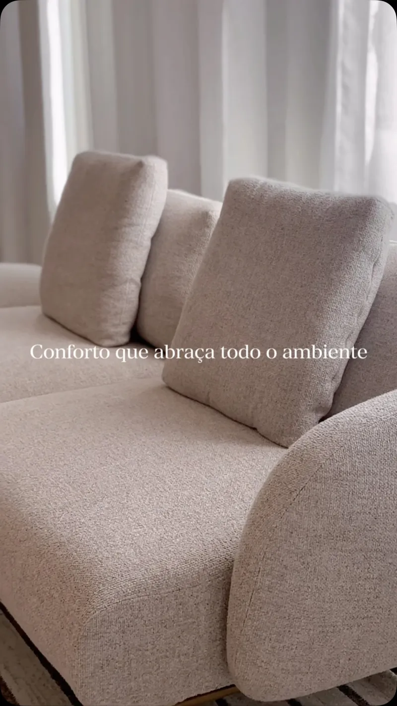 Como escolher um sofá encosto móvel que cabe na sua sala