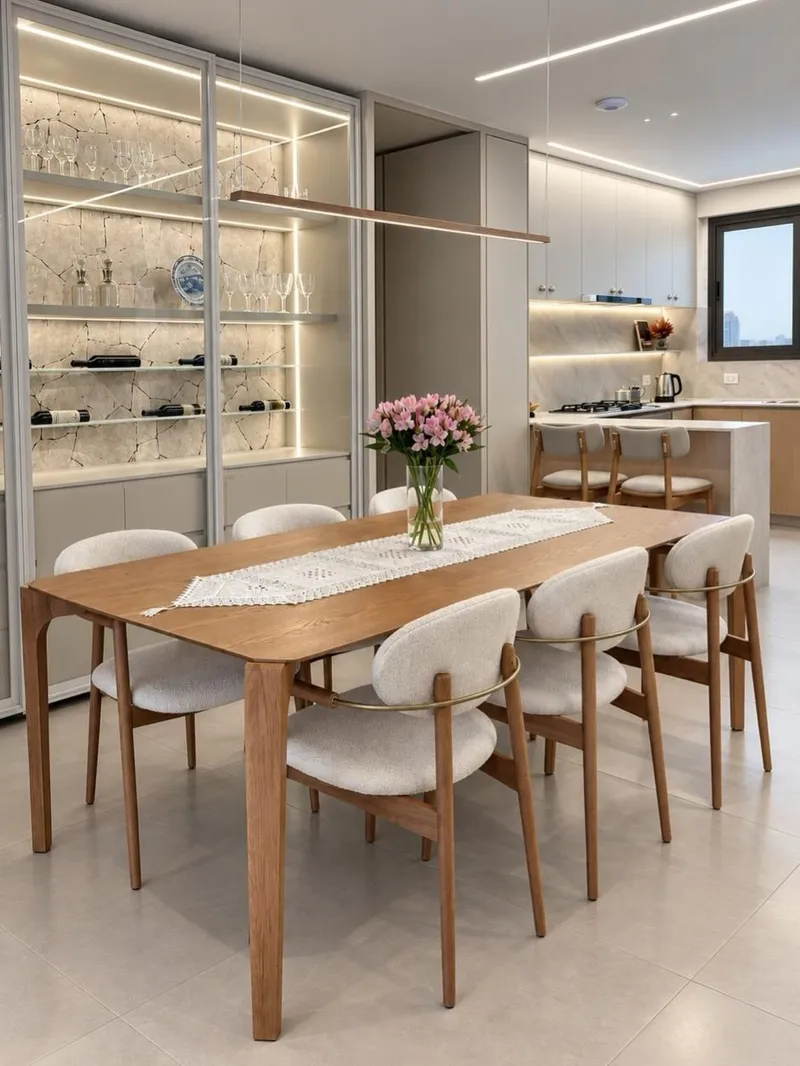 Como escolher mesa de jantar em madeira para a sua casa