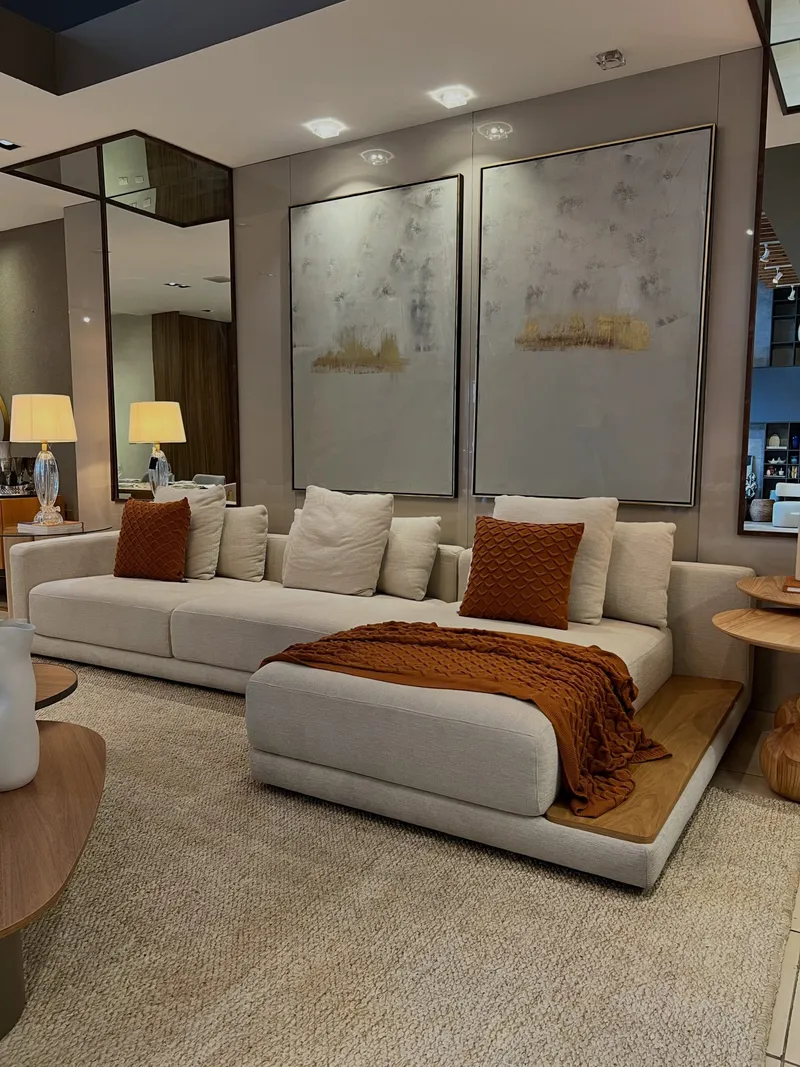 Como escolher o sofá living com chaise para sala de estar