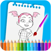 How To Color Vampirina Coloring Book For Adult icon