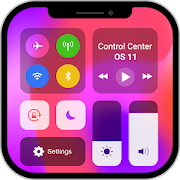 Control Center style IOS 11- Phone X icon