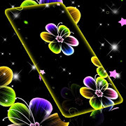 Freapp Neon Flowers Live Wallpaper