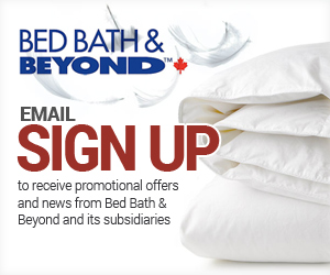 Sign Up with Bed Bath & Beyond