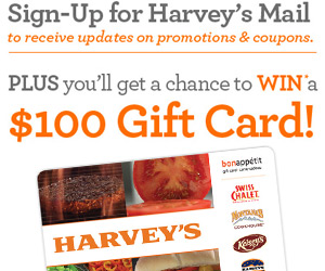 Harvey’s Mail to Win and Save