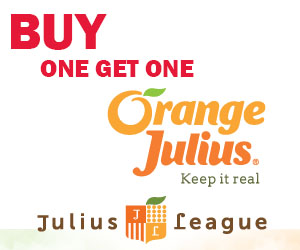 BOGO Drink from Orange Julius
