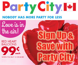 Sign Up & Save with Party City