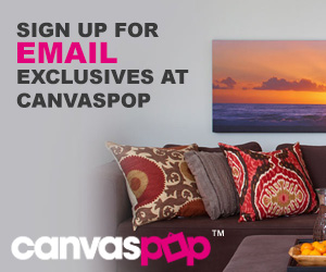 Sign Up for Email Exclusives at CanvasPop