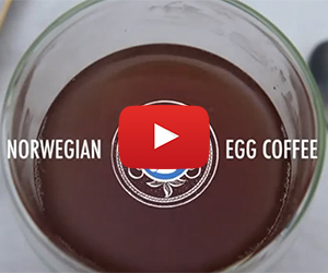 He Adds a Raw Egg To His Coffee, COOL!