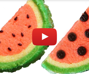 I Love These Slice and Bake Watermelon Cookies