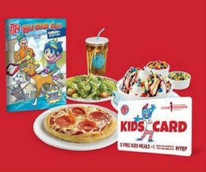 Get 5 Free Kids Meals at Boston Pizza