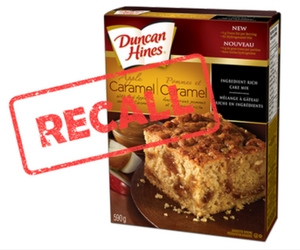 Duncan Hines Recall: Apple Caramel Cake Mix