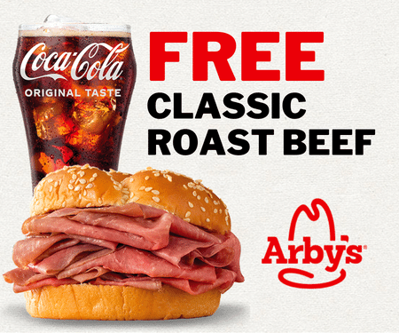 Free Classic Beef From Arby’s