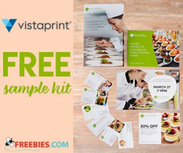 Free Sample Kit From Vistaprint