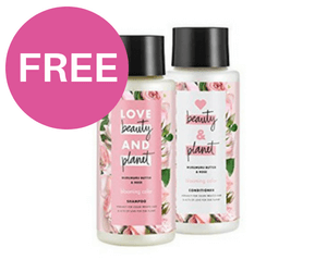 Free Shampoo & Conditioner Samples