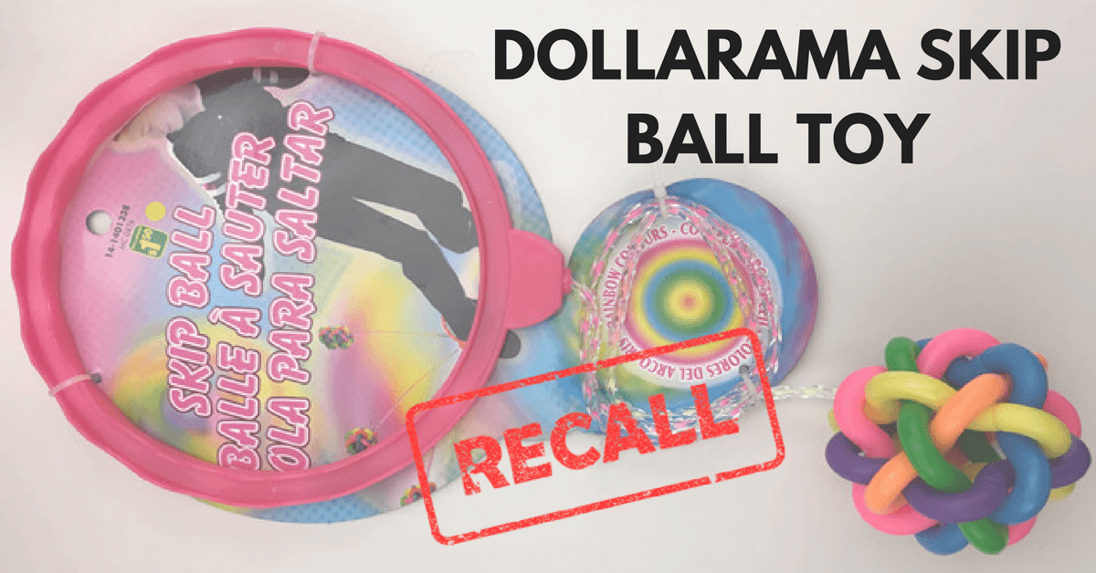 Dollarama Recalls Skip Ball Toy