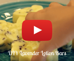 DIY Lavender Lotion Bars