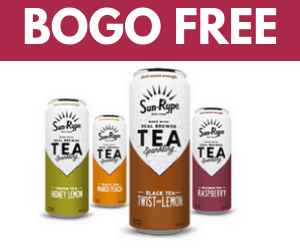 BOGO Free SunRype Sparkling Tea