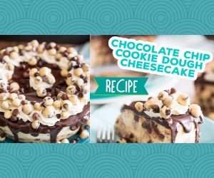 Chocolate Chip Cookie Dough Cheesecake Recipe
