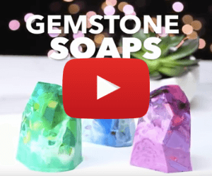 DIY Gemstone Soap Bars