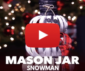 DIY Mason Jar Snowman