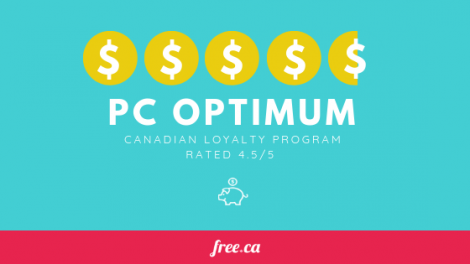 PC Optimum offers and points loyalty program ranked 4.5 out of 5