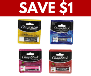 $1.00 Off Chapstick Coupon