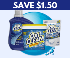 OxiClean Coupon: Save $1.50