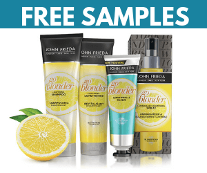 Free John Frieda Samples