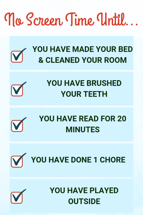 screen time chart