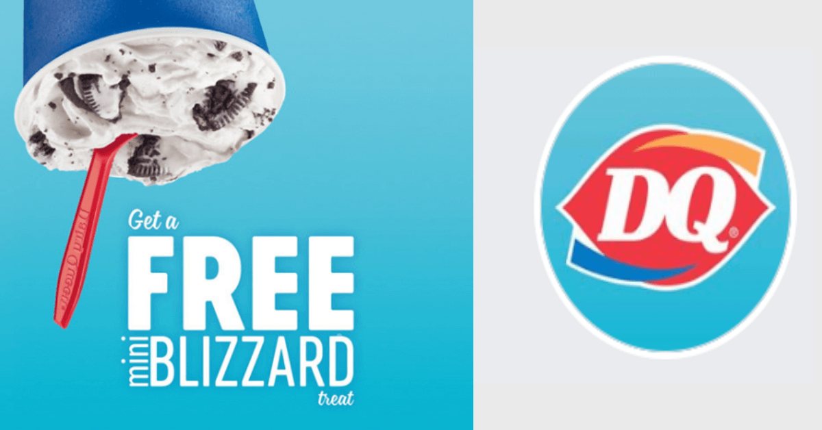 Free Mini Blizzard At Dairy Queen