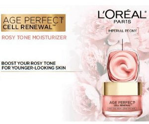 Free L’Oreal Rosy Tone Moisturizer Sample