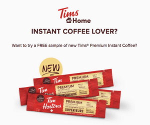 Free Tim Hortons Instant Coffee Samples