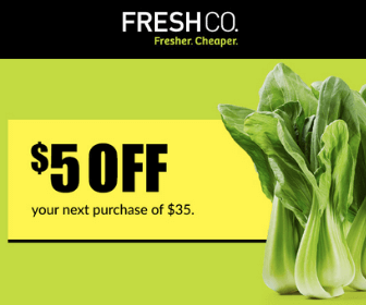 FreshCo Coupon: $5 Off