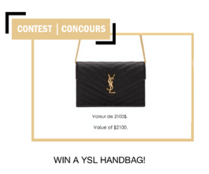 Win A YSL Bag from L’Oreal