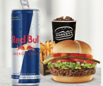 Harvey’s: Get a Free Red Bull